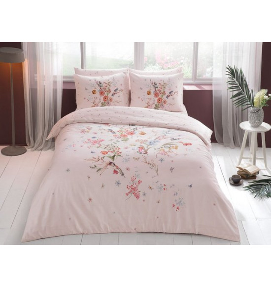 Постельное белье TAC Martha 1.5 сп. сатин (розовый)